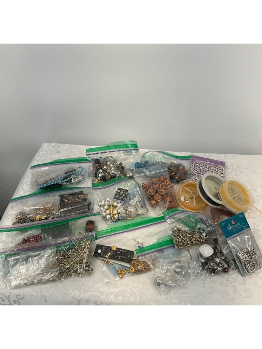 Mixed Jewelry Making Supplies Kits Beads Charms Findings Craft Lot